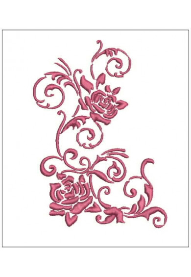 Dec153 - Stencil Roses